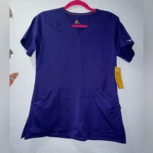 Carhartt Women's Purple Scrub Top (NWT)